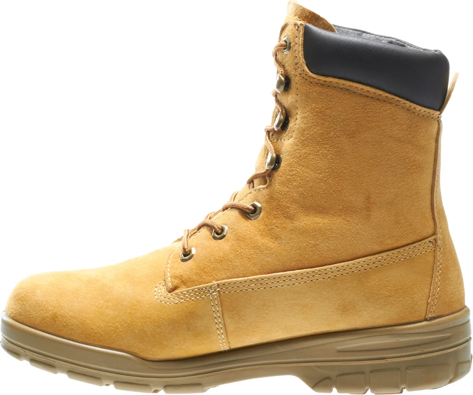 Wolverine Trappeur DuraShocks WP Insulated 8" Mens Gold Wide Work Boots