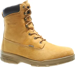 Wolverine Trappeur DuraShocks WP Insulated 8" Mens Gold Wide Work Boots