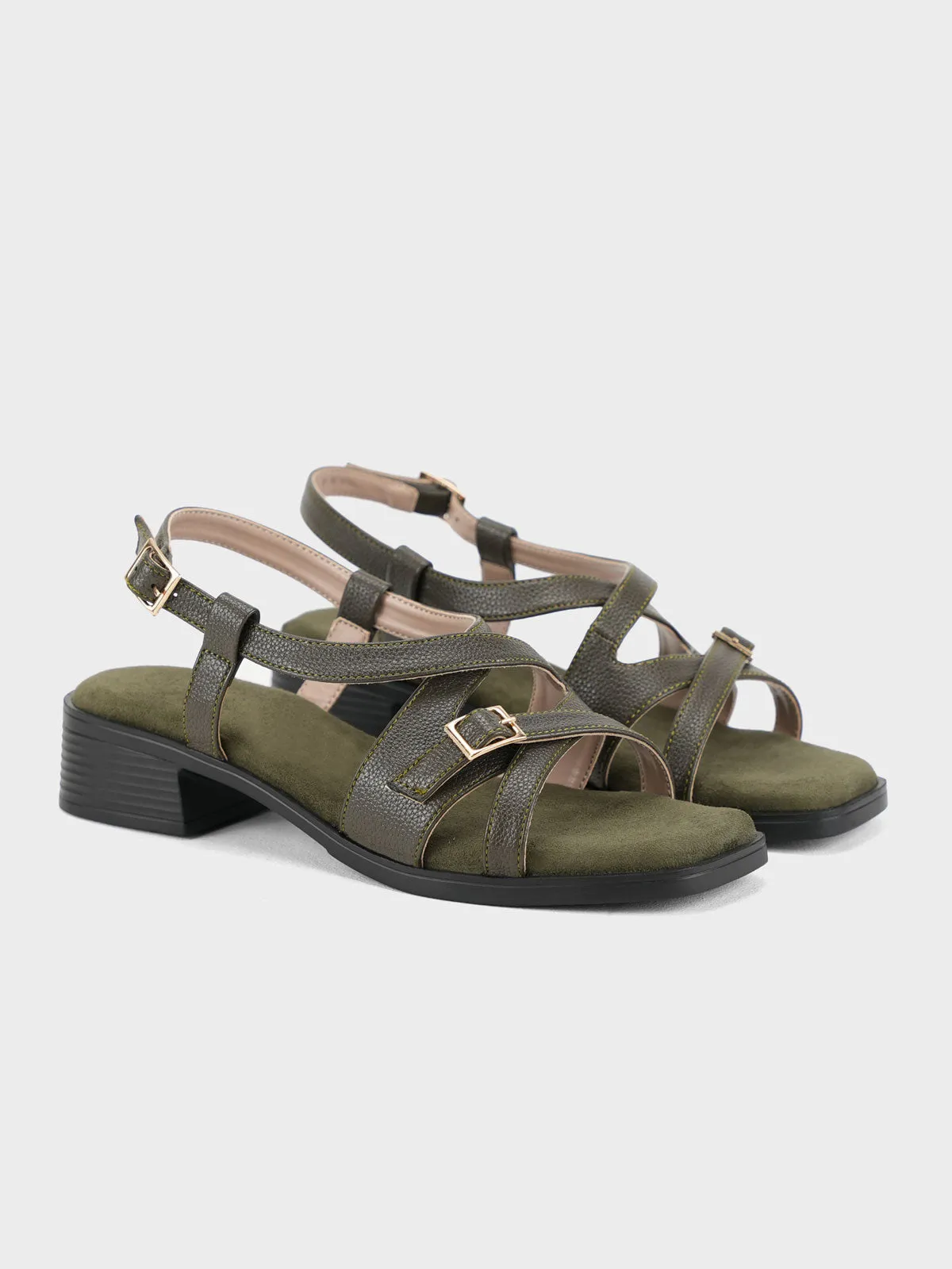 Women "KRIKOR" Stylish Buckle Sandals