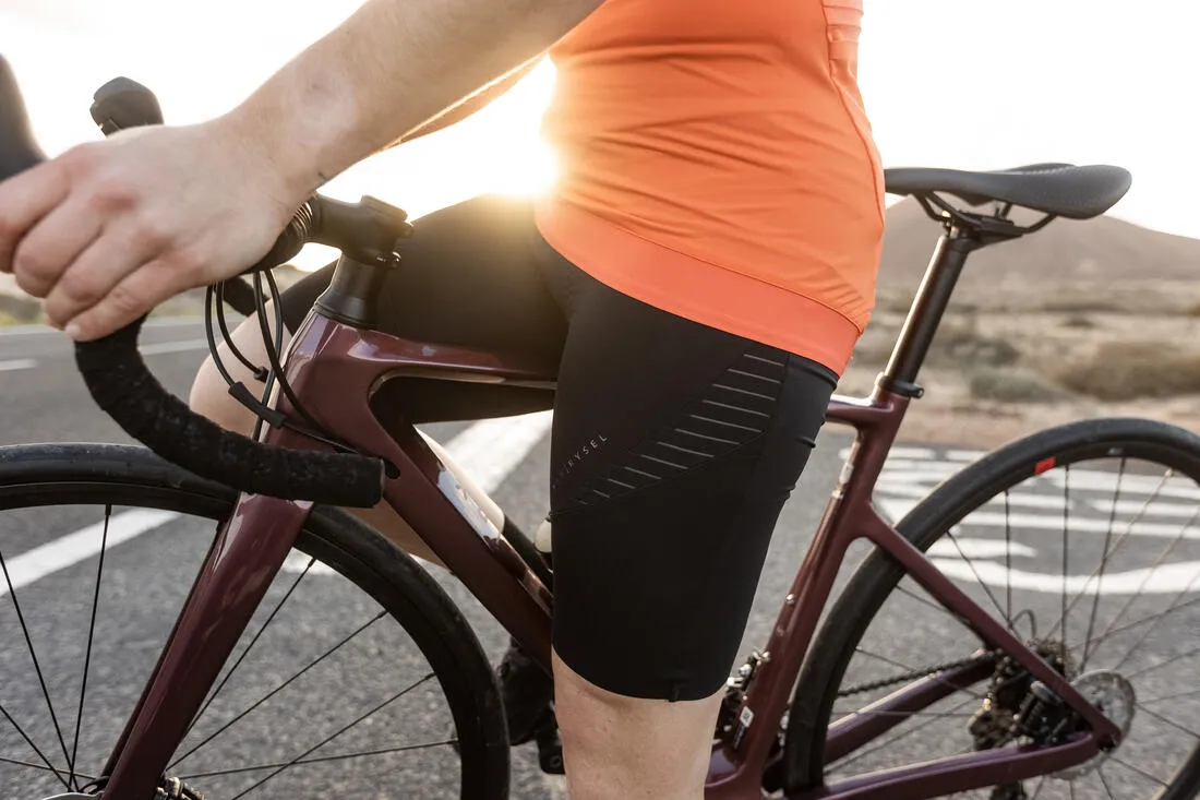 Women's Bibless Road Cycling Shorts Endurance - Blue/Black