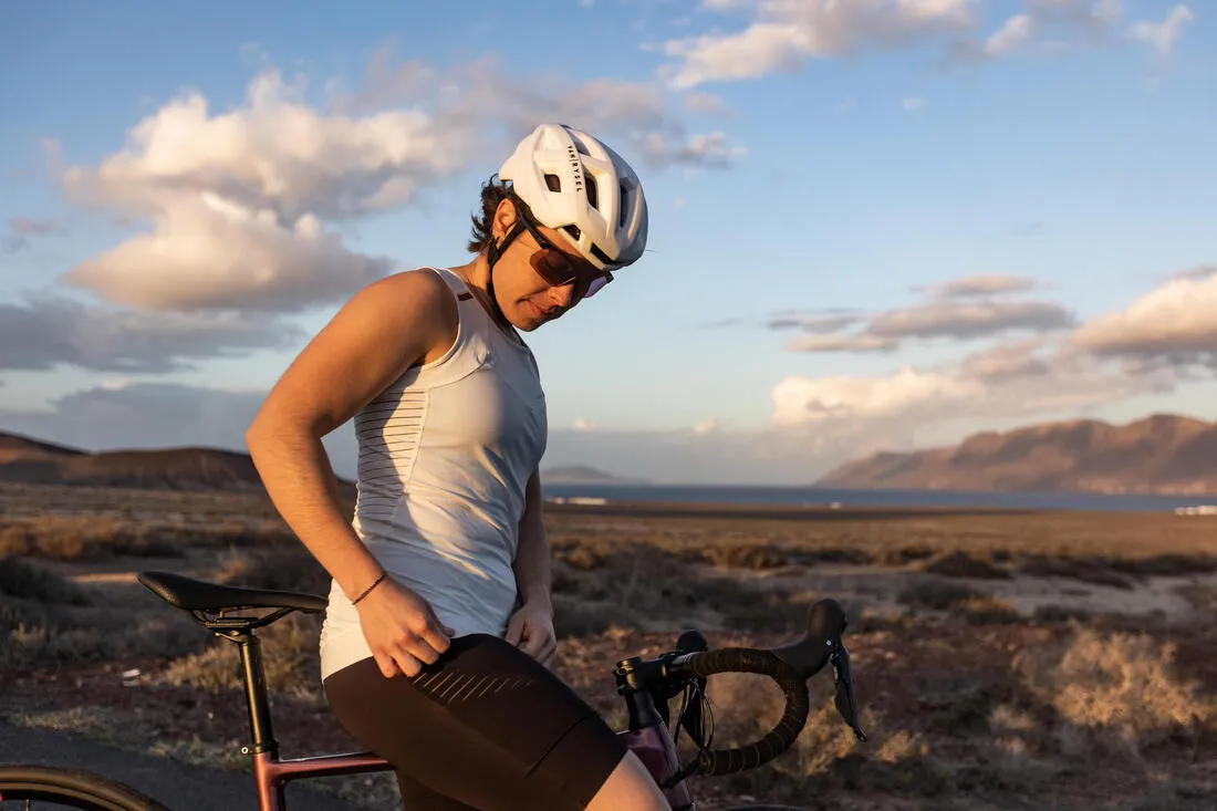Women's Bibless Road Cycling Shorts Endurance - Blue/Black