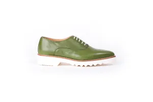 Women's Green Lace Up EX-319