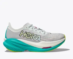 Womens Hoka Mach X 2- Frost/Electric Aqua (1155120-FCQ)