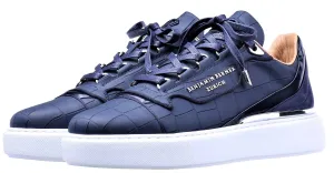 Women's Low-Top BNJ RAPHAEL  NAVY  MATT CROCODILE