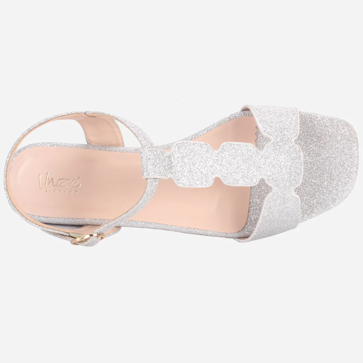 Womens "BENNU" Shimmery Summer Sandals