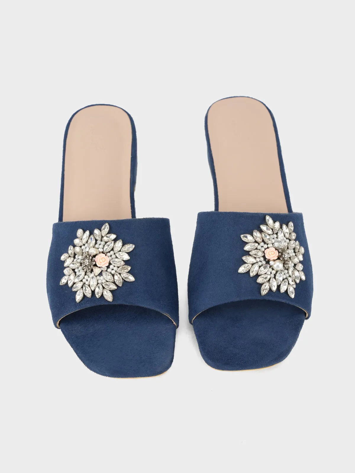 Women's "UMBRIEL" Decorated Slip On Sandals