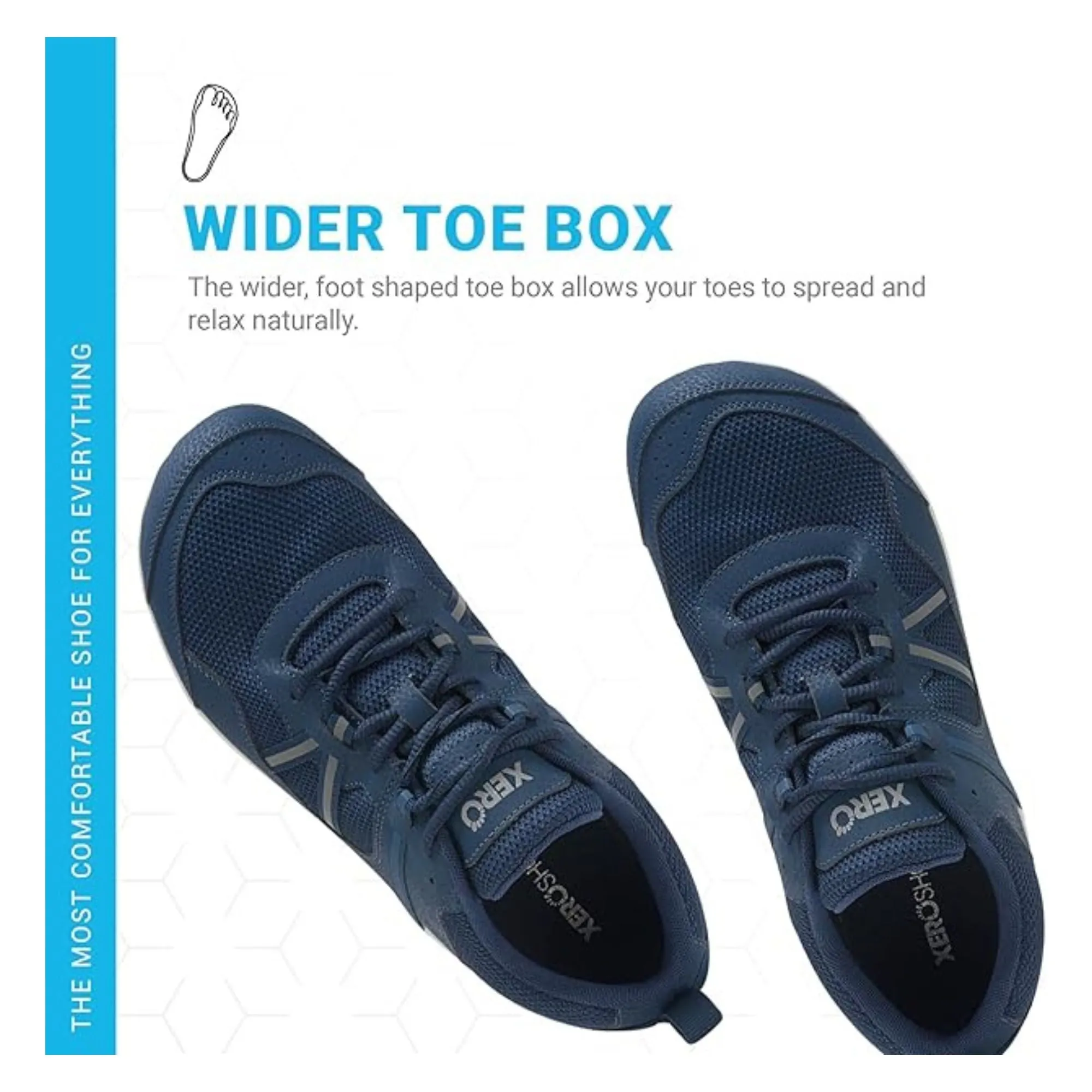 Xero Shoes Men's Prio Running and Fitness Shoe Insignia Blue