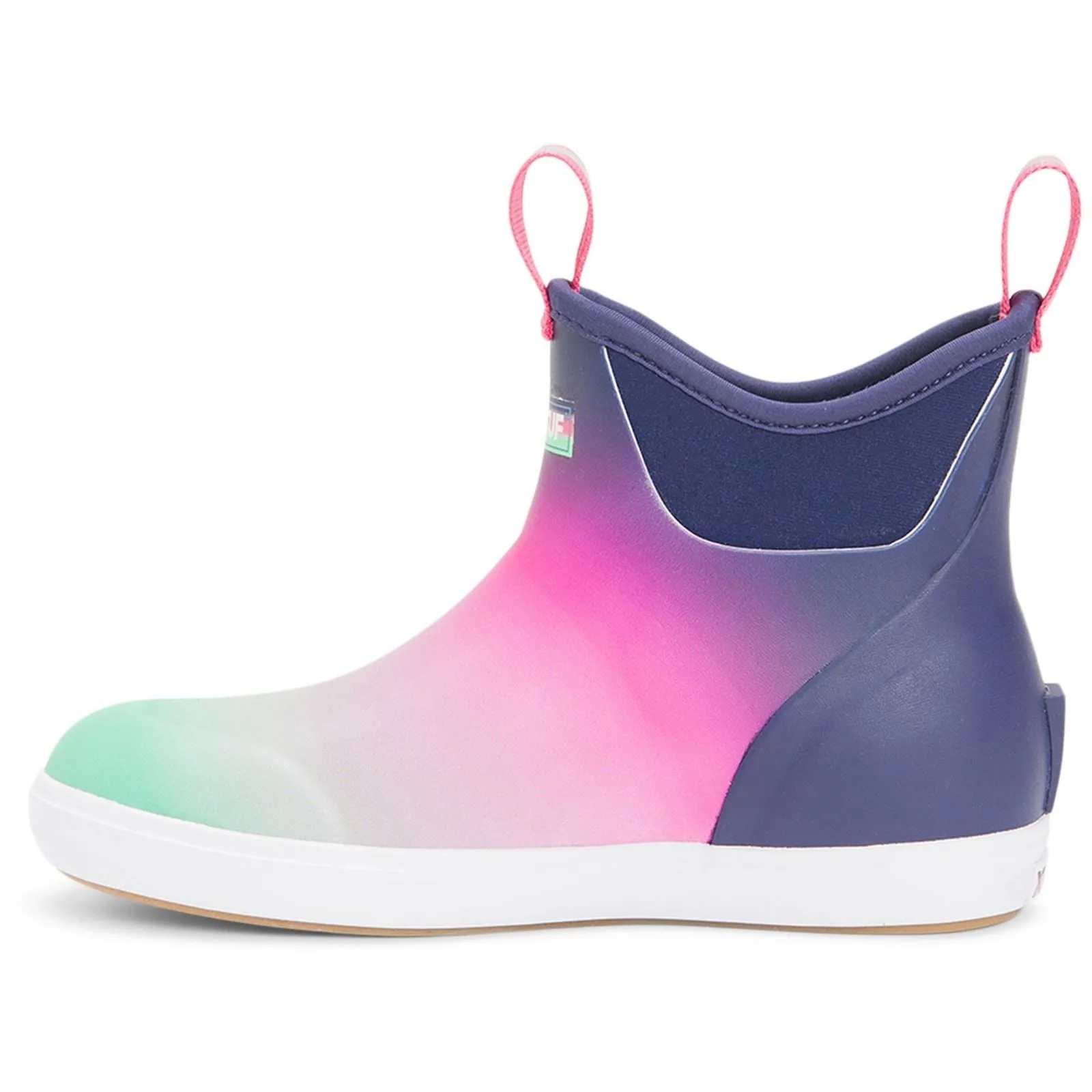 Xtratuf Ankle Deck Rubber Purple Aurora Wellington Boots