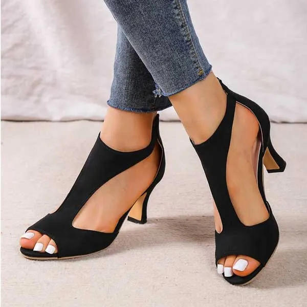 Yara – Orthopedic sandals with heel