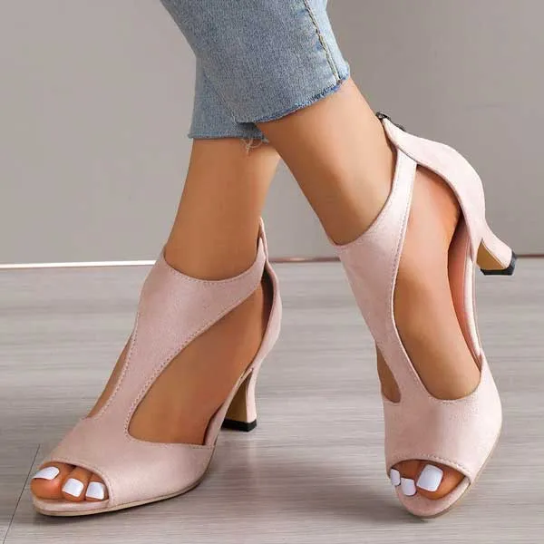 Yara – Orthopedic sandals with heel