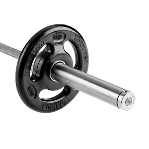 York Barbell ISO-Grip Rubber Olympic Weight Plates 4 x 5kg