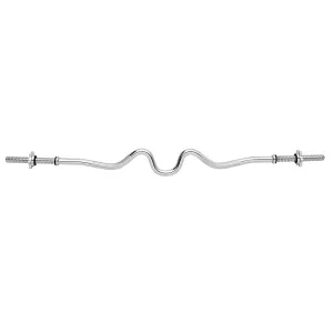 York Fitness Standard 1" Spinlock Close Grip Combi Bar with Collars