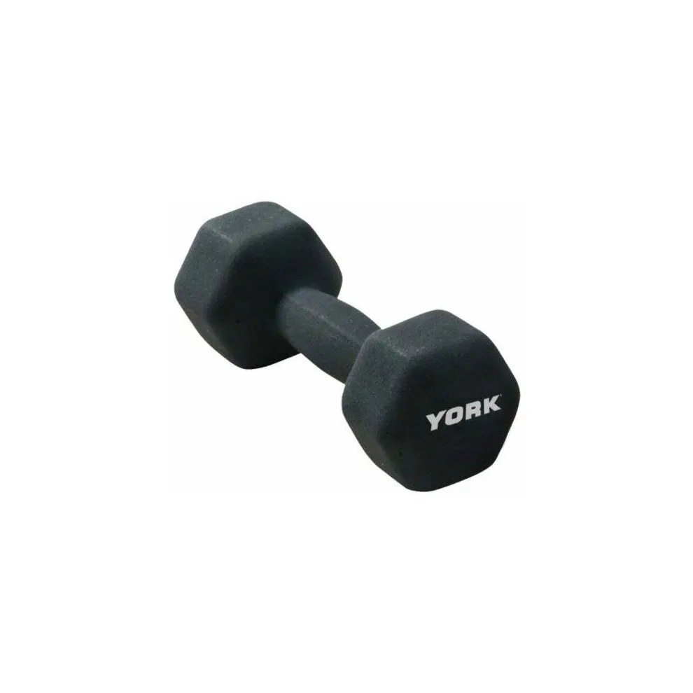 York Neoprene Hex Dumbbells 2 x 7kg