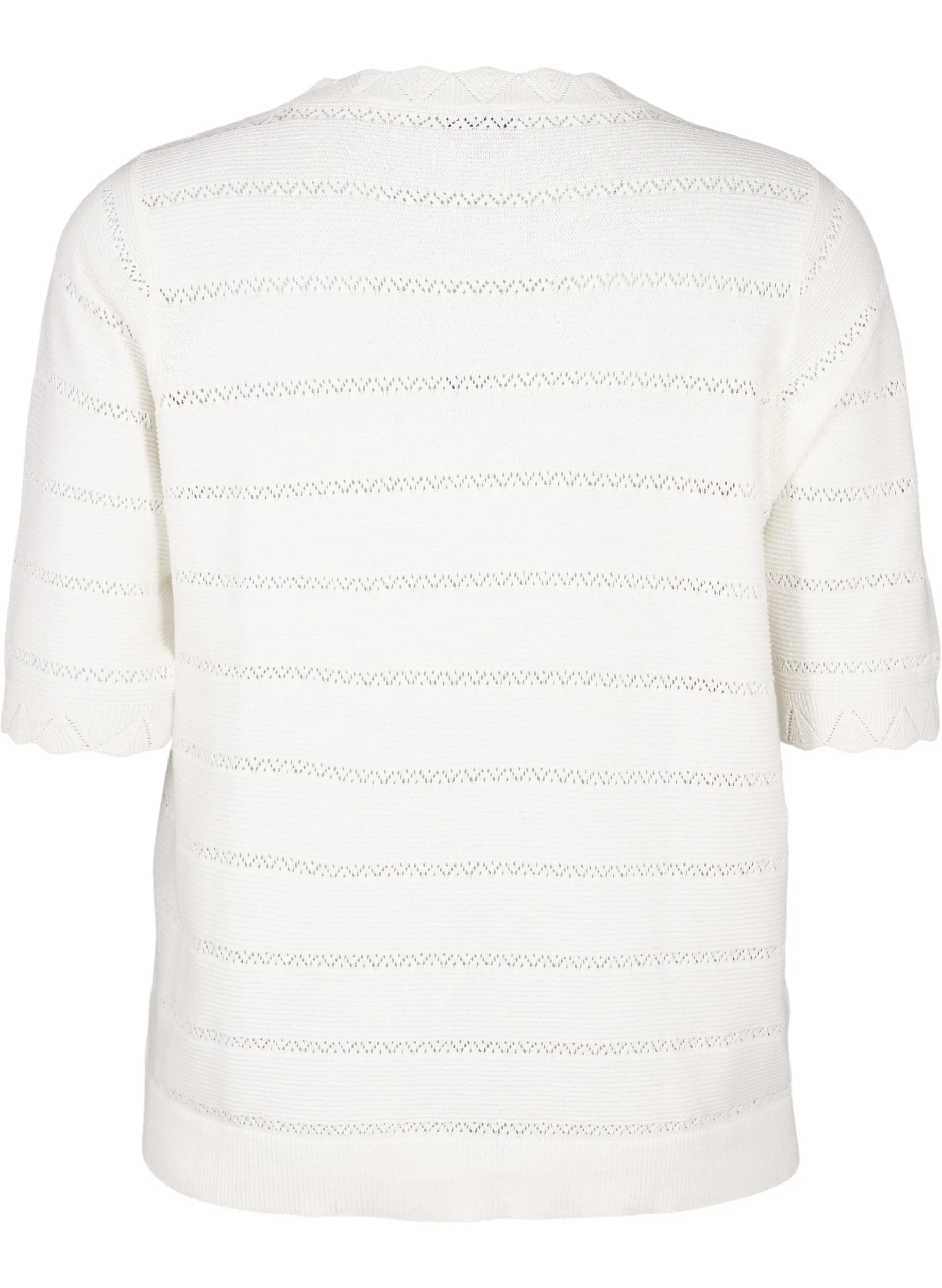 Zizzi Elsa Knit in White
